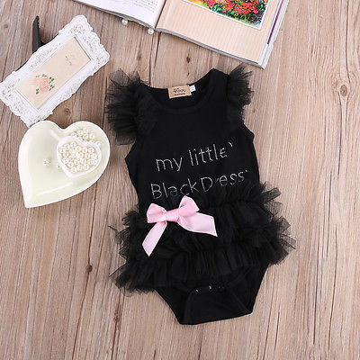 Baby Bodysuit Girls Lace Ruffle Sleeve